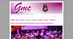 Desktop Screenshot of geldropsmuziekcorps.nl